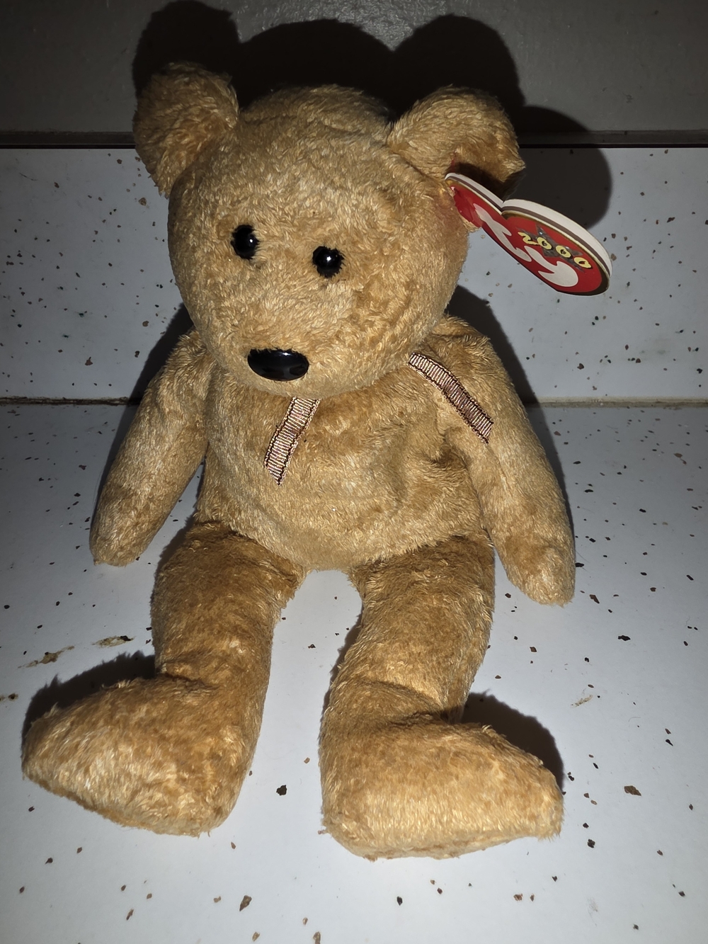 Classic Plush Teddy Bear - Cashew 2000 NWT